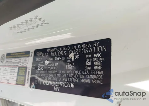 2018 Kia Sportage Lx из США, поврежденный, VIN KNDPM3AC3J7402536